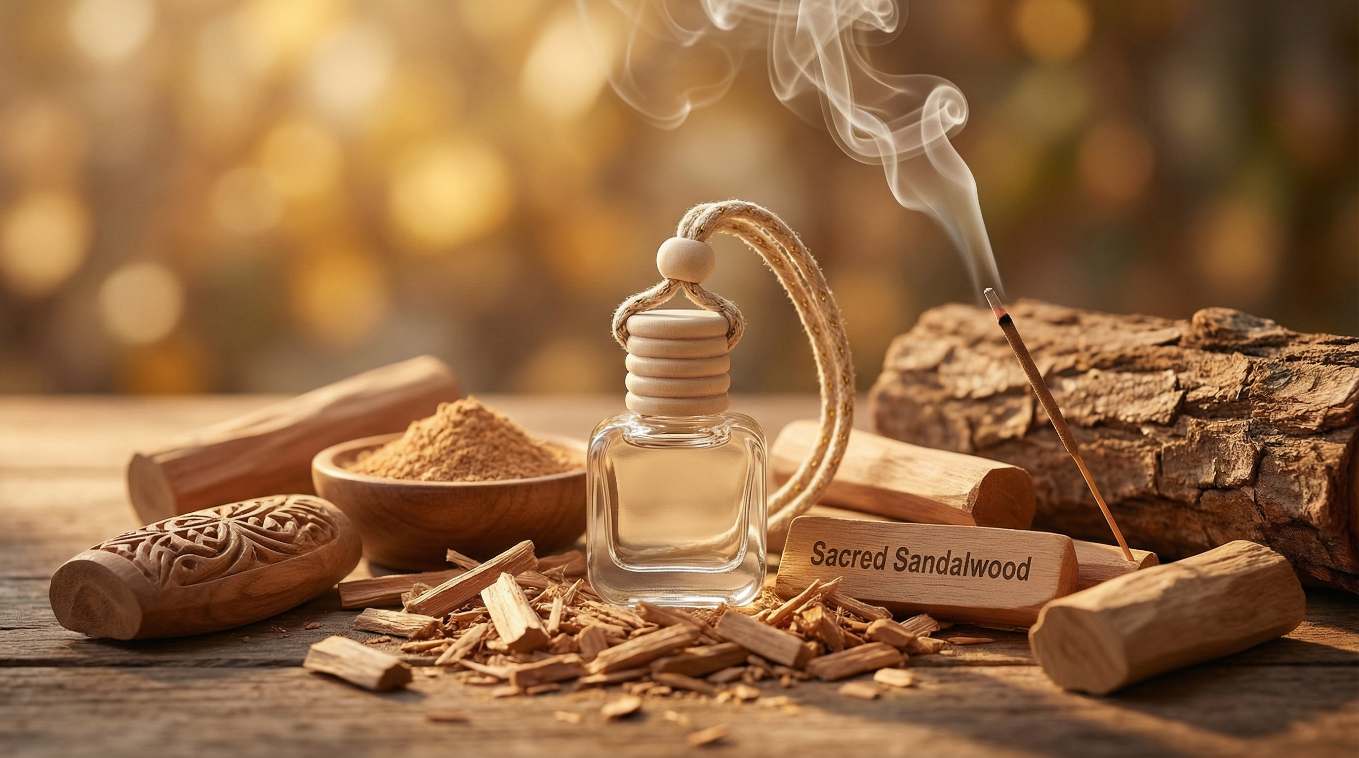 AD Sacred Sandalwood – Premium Long-Lasting Car Perfume