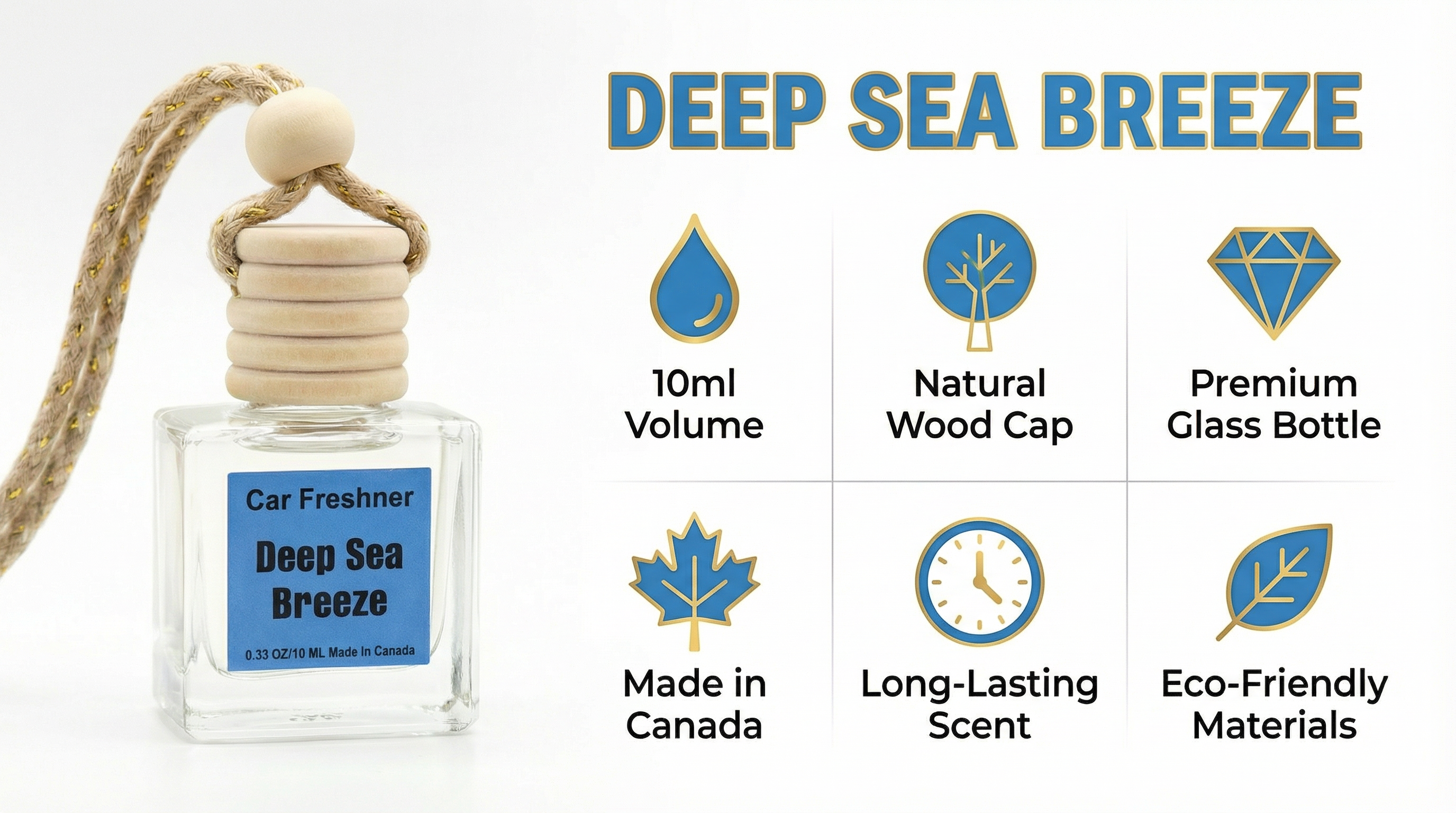 AD Deep Sea Breeze – Premium Long-Lasting Car Perfume