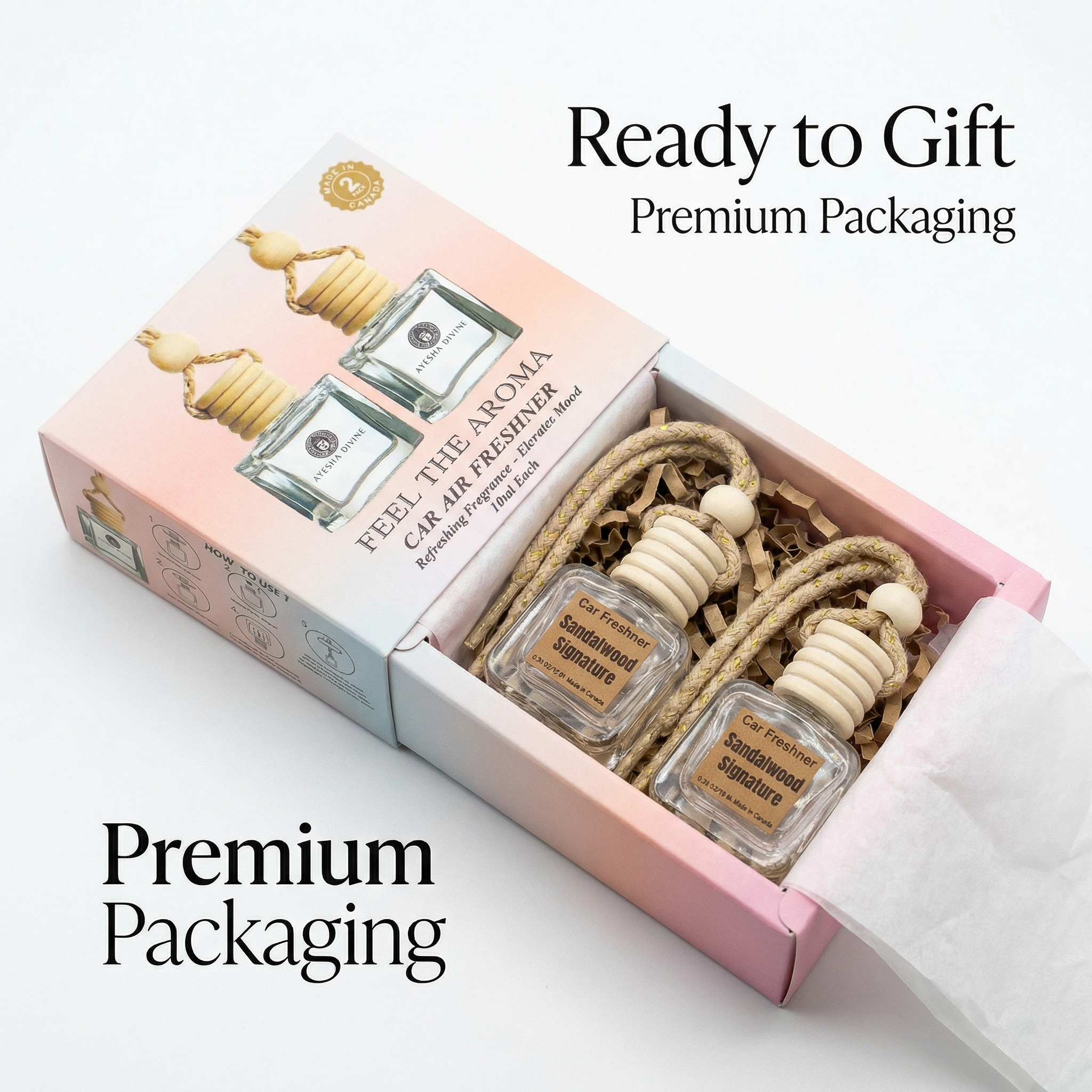 AD Sandalwood Signature – Premium Long-Lasting Car Perfume